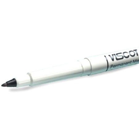 Viscot Industries Permanent Ink Marker 1411 Black Fine Tip Sterile - M-860975-1940 - Case of 100