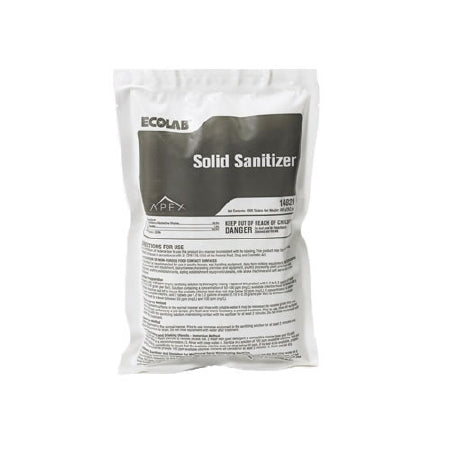Ecolab Apex™ Surface Cleaner / Sanitizer Tablet 1000 Count Bag Chlorine Scent - M-861025-3215 - Case of 4