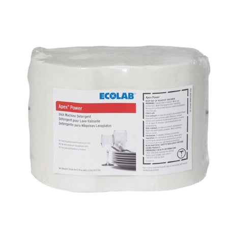 Ecolab Dish Detergent Apex™ Power 6.75 lb. Dispenser Refill Pack Solid Chlorine Scent - M-861042-4709 - Case of 6