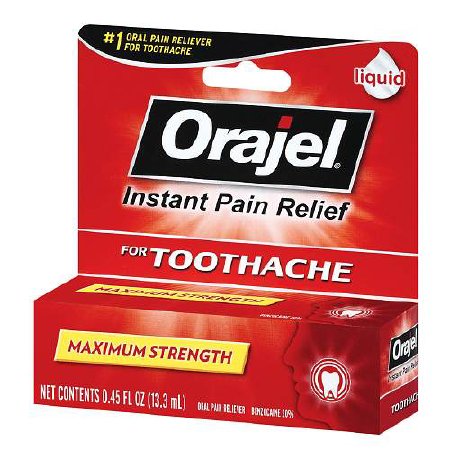 Church and Dwight Oral Pain Relief Orajel® 10% Strength Benzocaine Oral Gel 0.25 oz.