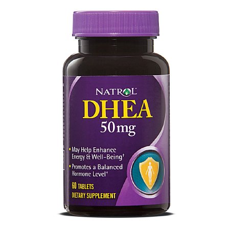Natrol Inc Dietary Supplement Natrol® DHEA (Dehydroepiandrosterone) / Calcium 60 mg - 50 mg Strength Tablet 60 per Bottle