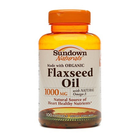 US Nutrition Omega 3 Supplement Sundown Naturals® Fish Oil 1000 mg Strength Softgel 100 per Bottle