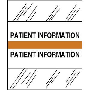 Tabbies Index Tab 1/2 X 1-1/4 Inch Patient Information