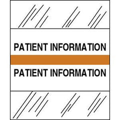 Tabbies Index Tab 1/2 X 1-1/4 Inch Patient Information