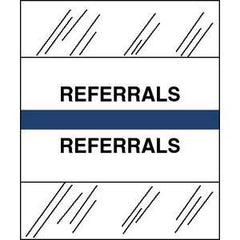 Tabbies Index Tab 1/2 X 1-1/4 Inch Referrals