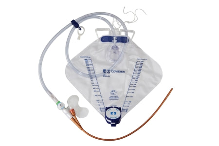 Cardinal Indwelling Catheter Kit Dover™ Foley 18 Fr. 5 cc Balloon Hydrogel Coated Silicone