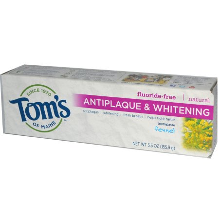 Toms of Maine Inc Toothpaste Toms® Antiplaque & Whitening Peppermint Flavor 5.5 oz. Tube