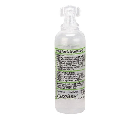 Grainger Eyewash Solution Eyesaline® 1 oz. Squeeze Bottle