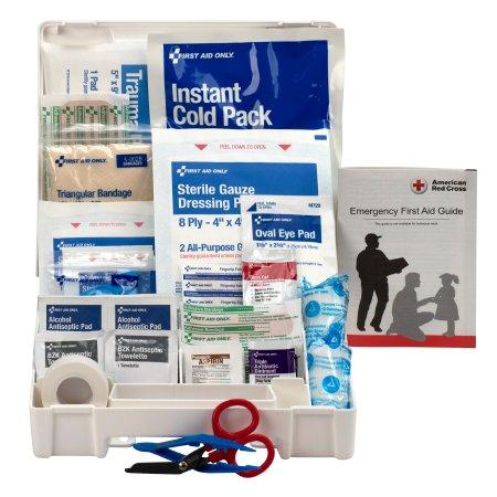 Acme United First Aid Kit First Aid Only® 10 Person Waterproof Case