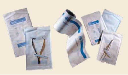 Cardinal Sterilization Pouch Ethylene Oxide (EO) Gas / Steam 10-1/2 X 28 Inch Transparent / White Self Seal Paper / Film