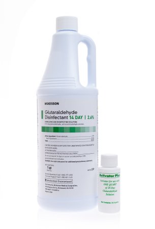 Glutaraldehyde High-Level Disinfectant REGIMEN® Activation Required Liquid 32 oz. Bottle Max 14 Day Reuse - M-862476-1717 - Case of 16