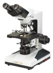 McKesson LUMEON™ Compound Microscope Binocular Head 4X, 10X, 40X and 100X (Oil) Objectives