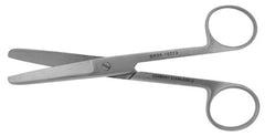 BR Surgical Operating Scissors BR Surgical 5 Inch Length Surgical Grade Stainless Steel Finger Ring Handle Straight Blunt Tip / Blunt Tip - M-862619-3326 - Each