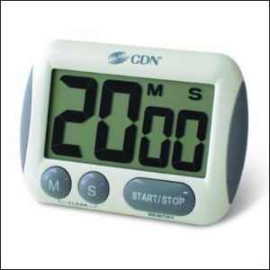 Component Design Electronic Alarm Timer Magnetic Back, Freestand, Mount with Alarm CDN® 100 Minutes LCD Display