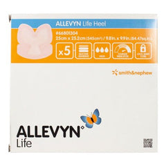 Smith & Nephew Silicone Foam Dressing Allevyn Life 9-4/5 X 9-9/10 Inch Heel Silicone Adhesive with Border Sterile