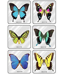 Medibadge MiniBadges™ 75 per Unit Foil Butterflies Sticker