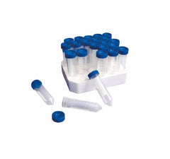 Cardinal Centrifuge Tube Conical Bottom Plain 15 mL Blue Plug Seal Cap Polypropylene Tube