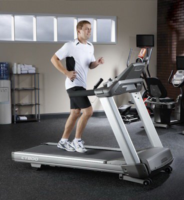 Fitness Systems Treadmill 6 Cushions, Stout, Short Lateral Dipped Tubing Handrails 35 X 57 X 84 Inch