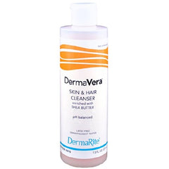 DermaRite Industries Shampoo and Body Wash DermaVera® 4 oz. Flip Top Bottle Scented