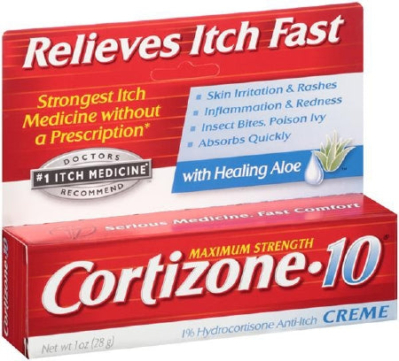 Chattem Itch Relief Cortisone 10® 1% Strength Cream 1 oz. Tube
