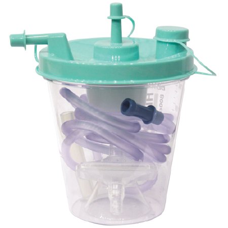 Sunset Healthcare Suction Canister 800 mL Sealing Lid