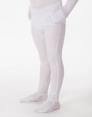 AD RescueWear Eczema Treatment Pants Wrap-E-Soothe Bottoms ™ 94% TENCEL® Lyocell / 6% Spandex Size 4T White Leg / Feet NonSterile