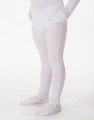 AD RescueWear Eczema Treatment Pants Wrap-E-Soothe Bottoms ™ 94% TENCEL® Lyocell / 6% Spandex Size 5T White Leg / Feet NonSterile