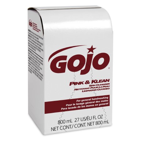 GOJO Soap GOJO® Pink & Klean Lotion 800 mL Dispenser Refill Bag Floral Scent