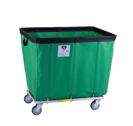 R & B Wire Products Basket Truck 400 lbs. Weight Capacity Tubular Steel 5 Inch Clean Wheel System™ Casters - M-864528-3668 - Each