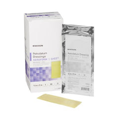 Xeroform Petrolatum Dressing McKesson 5 X 9 Inch Gauze Bismuth Tribromophenate Sterile