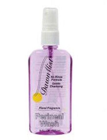 Donovan Industries Rinse-Free Perineal Wash DawnMist® Liquid 8 oz. Pump Bottle Floral Scent