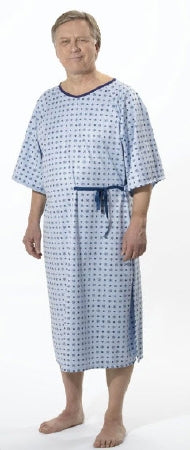 Med-I-Pant Patient Exam Gown Modessa™ One Size Fits Most Snowflake Print Print Reusable
