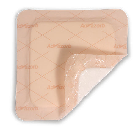 Mediusa Silicone Foam Dressing Advazorb Border® Lite 5 X 5 Inch Square Silicone Adhesive with Border Sterile