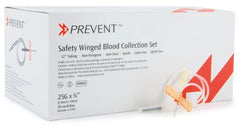 McKesson Prevent® Blood Collection Set 25 Gauge 3/4 Inch Needle Length Safety Needle 12 Inch Tubing Sterile