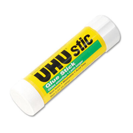 UHU® Stic Permanent Glue Stick, 1.41 oz, Applies and Dries Clear