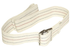 Fabrication Enterprises Gait Belt FabLife™ 54 Inch Length White / Pinstripe Cotton