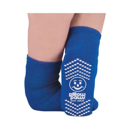 Principle Business Enterprises Slipper Socks Pillow Paws® Bariatric 3X-Large Royal Blue Ankle High