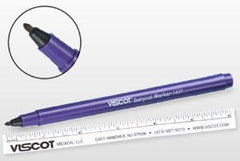 Viscot Industries Skin Marker Vismark™ 1437 Gentian Violet Fine / Regular Tip Ruler Sterile - M-866191-4625 - Box of 100