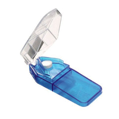 Apothecary Products Pill Cutter Hand Operated Blue / White