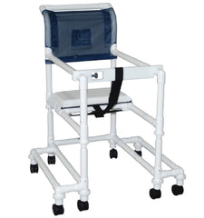 MJM International Walker Chair Tall 400 Series PVC Frame 300 lbs. Weight Capacity 22 to 29 Inch Seat Height