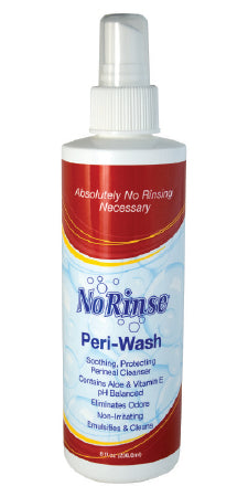 CleanLife Products Rinse-Free Perineal Wash No Rinse® Liquid 8 oz. Bottle Scented