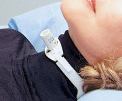 Skil-Care Tracheostomy Tube Holder Medium / Large Soft Foam Hook and Loop Tab Neck