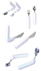 Fabrication Enterprises Teaspoon Right Handed White