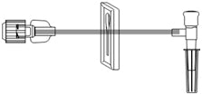 ICU Medical Extension Set 4 Inch Tubing DEHP-Free - M-867203-4944 - Case of 50