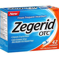MSD Consumer Care Antacid Zegerid OTC® 1100 mg - 20 mg Strength Capsule 42 per Box