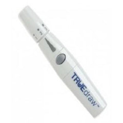 Nipro Diagnostics Lancing Device Truedraw™ Adjustable Depth Lancet Needle Multiple Depth Settings Push Button Activated