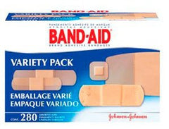 Johnson & Johnson Consumer Adhesive Strip Band-Aid® Assorted Sizes Plastic Assorted Shapes Tan Sterile