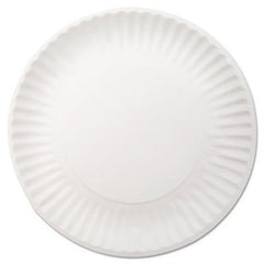 Lagasse Plate Dixie® White Single Use Paper 9 Inch Diameter