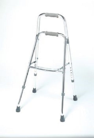 Patterson Medical Supply Folding Walker Adjustable Height Days Aluminum Frame 300 lbs. Weight Capacity 29-1/2 to 34-1/2 Inch Height