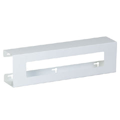 Clinton Industries Glove Box Holder Slimline Horizontal or Vertical Mounted 2-Box Capacity White 4 X 5-1/2 X 20 Inch Powder-Coated Metal